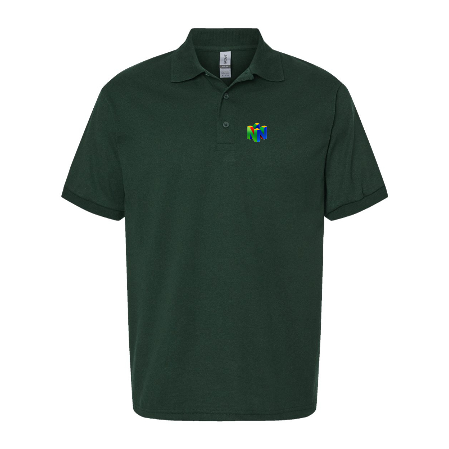 Men's   Nintendo N64   Logo Dry Blend Polo