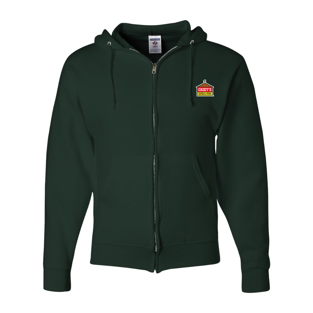 Men's Casey's General Store JERZEES NuBlend Full-Zip Hooded Sweatshirt
