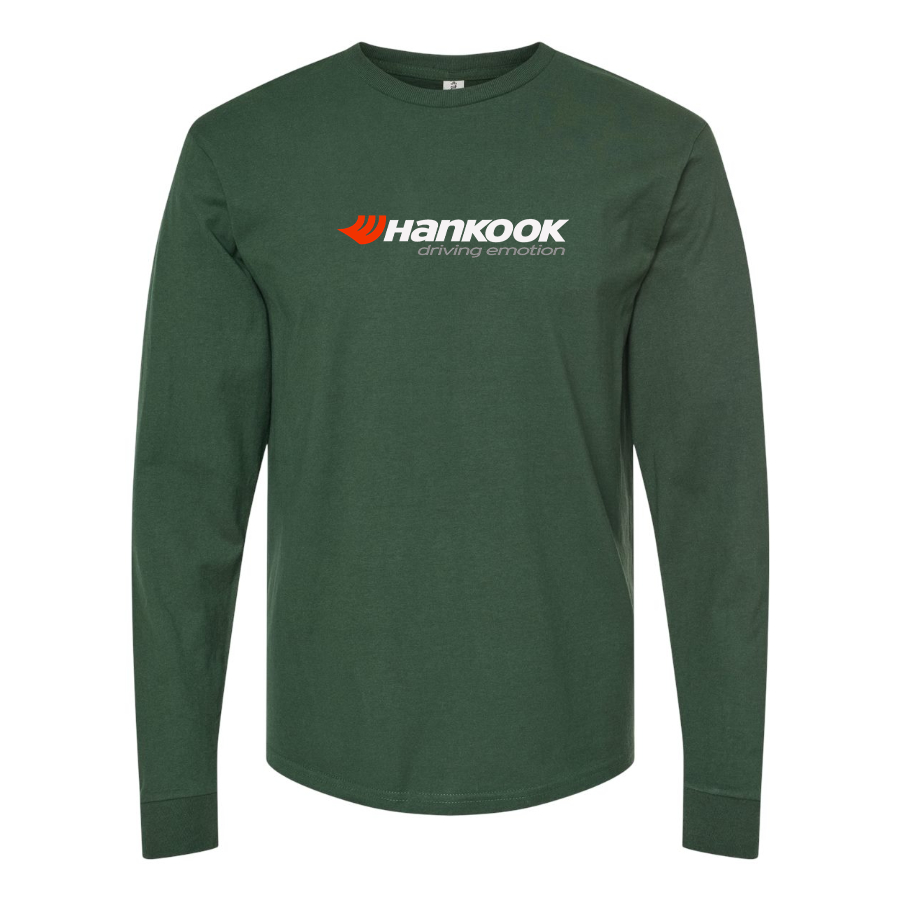Men's  Hankook Logo Cotton Long Sleeve T-Shirt