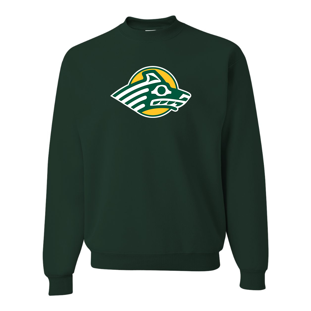 Men's Alaska Anchorage Seawolves   JERZEES NuBlend Crewneck Sweatshirt