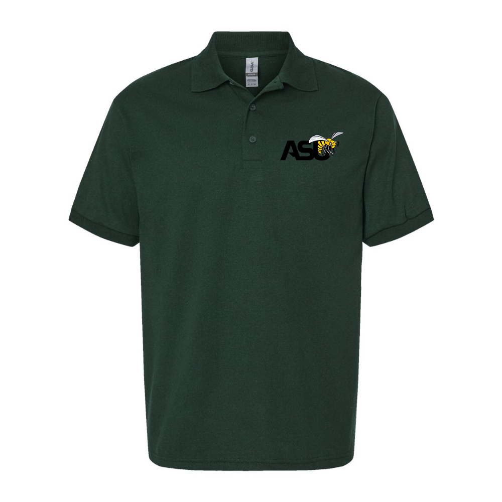 Men's Alabama State Hornets Wildcats Dry Blend Jersey Polo