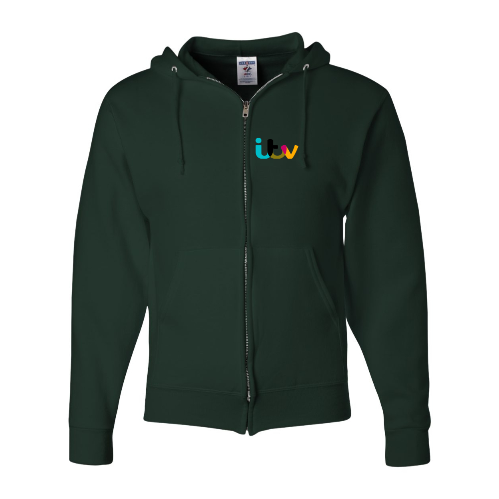 Men's  Itv JERZEES NuBlend Full-Zip Hooded Sweatshirt