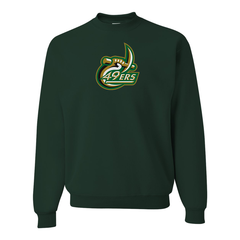 Men's  Charlotte 49ers JERZEES NuBlend Crewneck Sweatshirt