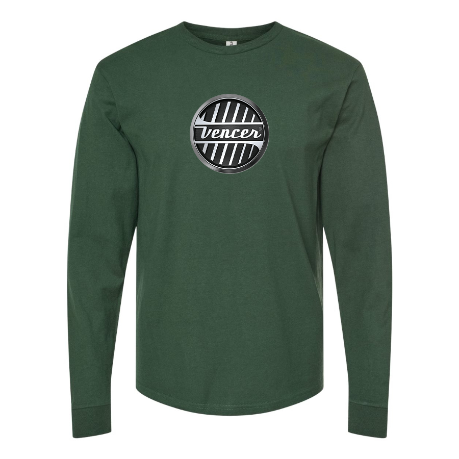 Men's Vencer Logo Cotton Long Sleeve T-Shirt