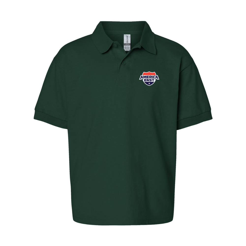 Youth  America East Conference Gildan Dry Blend Jersey Polo