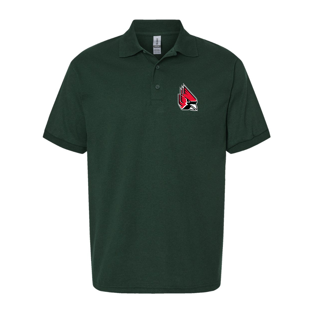 Men's  Ball State Cardinals Dry Blend Jersey Polo