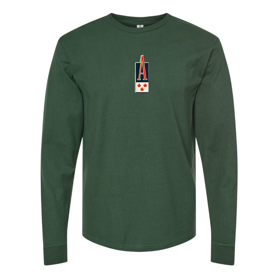 Men's Acadian Logo Cotton Long Sleeve T-Shirt