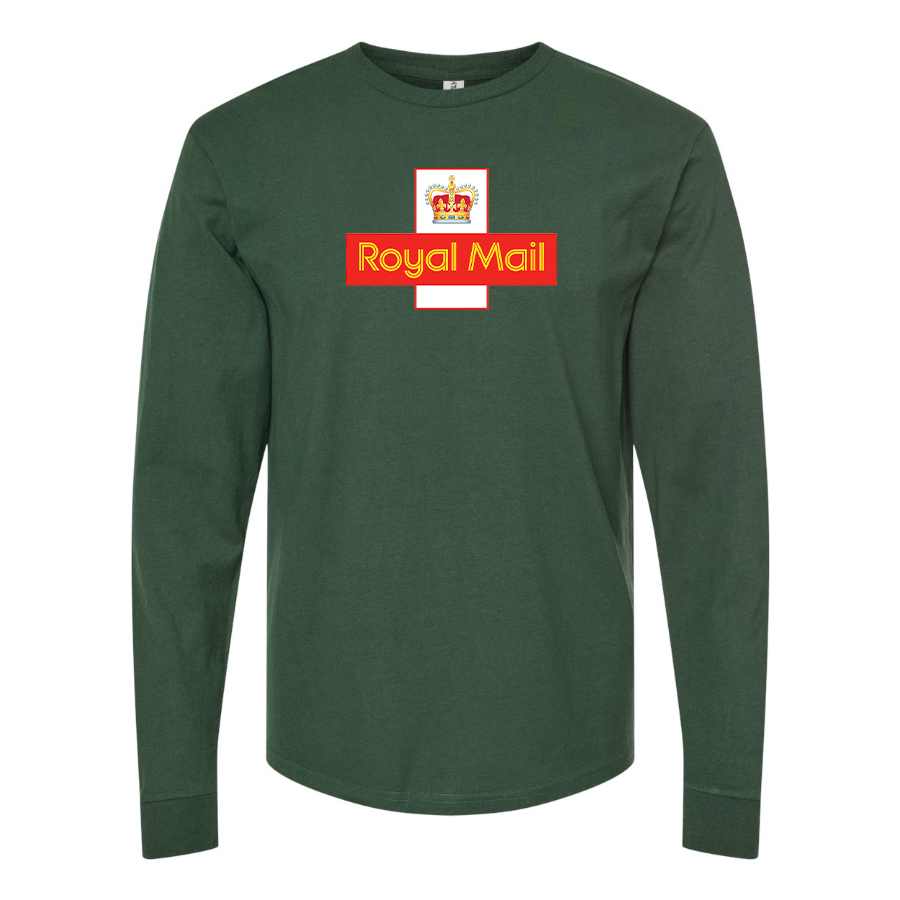 Men's  Royal Mail    Logo Cotton Long Sleeve T-Shirt