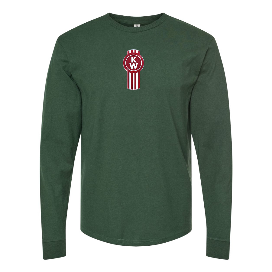 Men's Kenworth Logo Cotton Long Sleeve T-Shirt