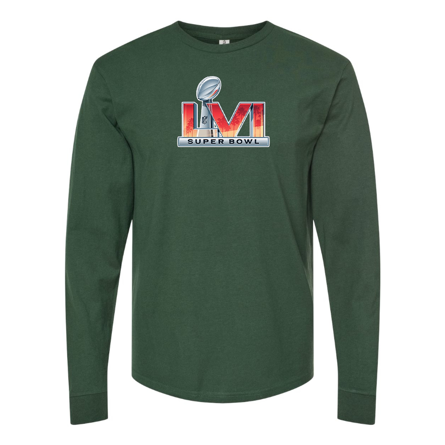 Men's Superbowl LVI Logo  Cotton Long Sleeve T-Shirt