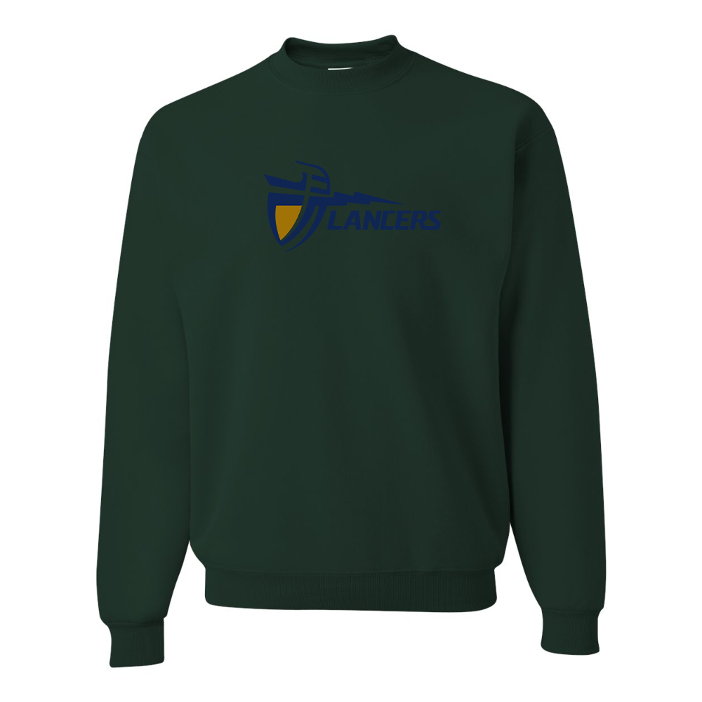 Men's California Baptist Lancers JERZEES NuBlend Crewneck Sweatshirt