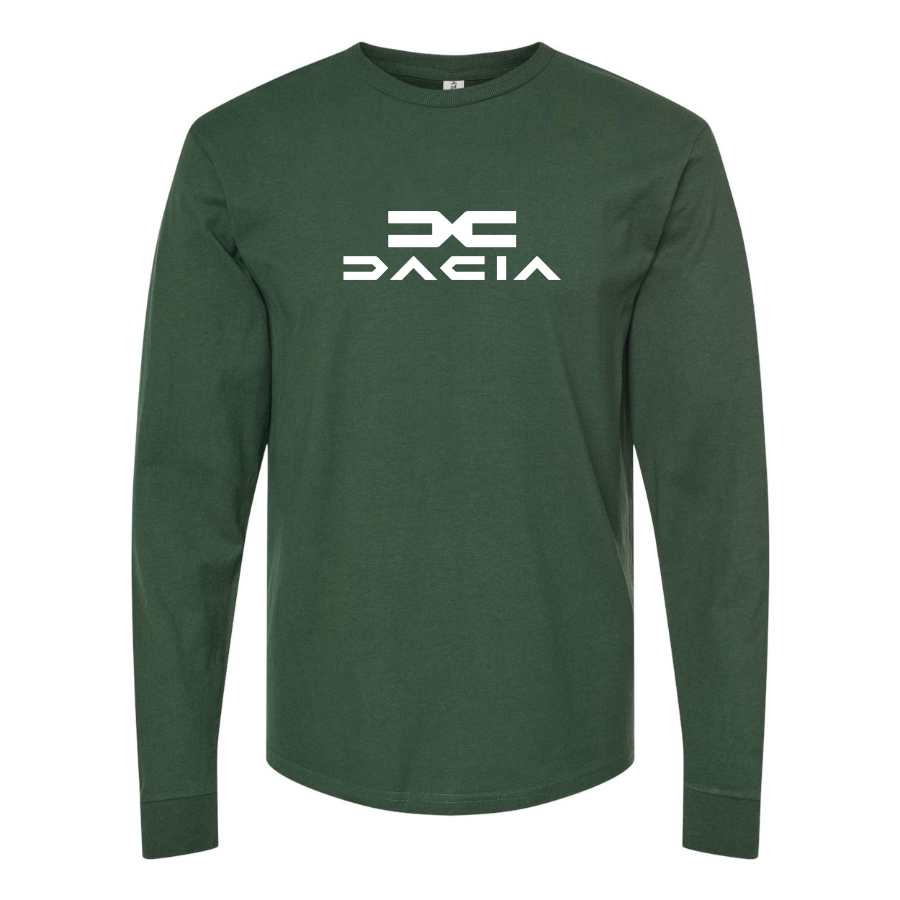 Men's Dacia Logo Cotton Long Sleeve T-Shirt