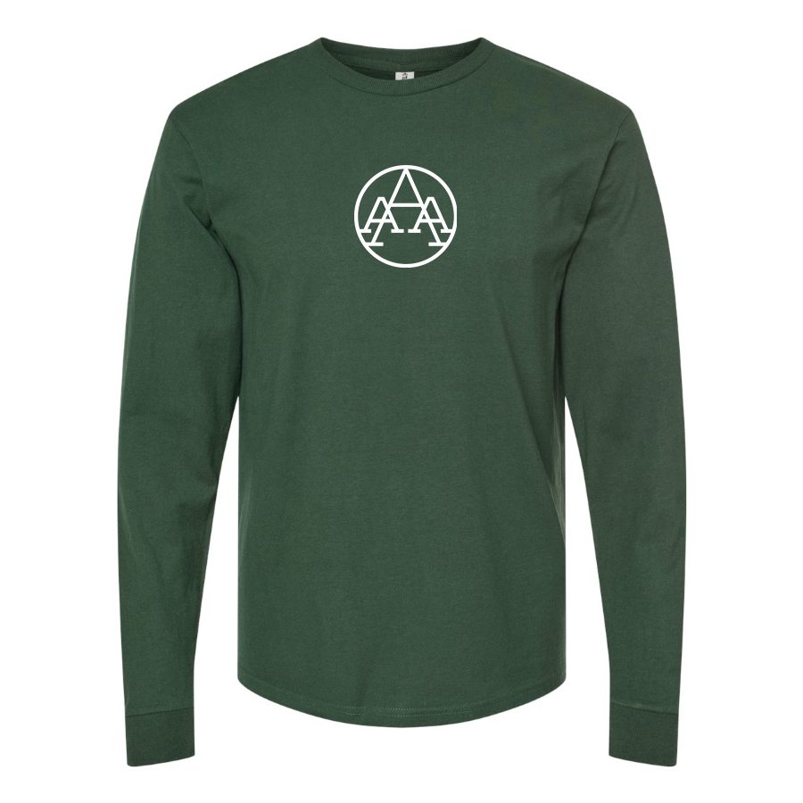 Men's AAA Atelier dAutomobiles-et-dAviation  Logo Cotton Long Sleeve T-Shirt