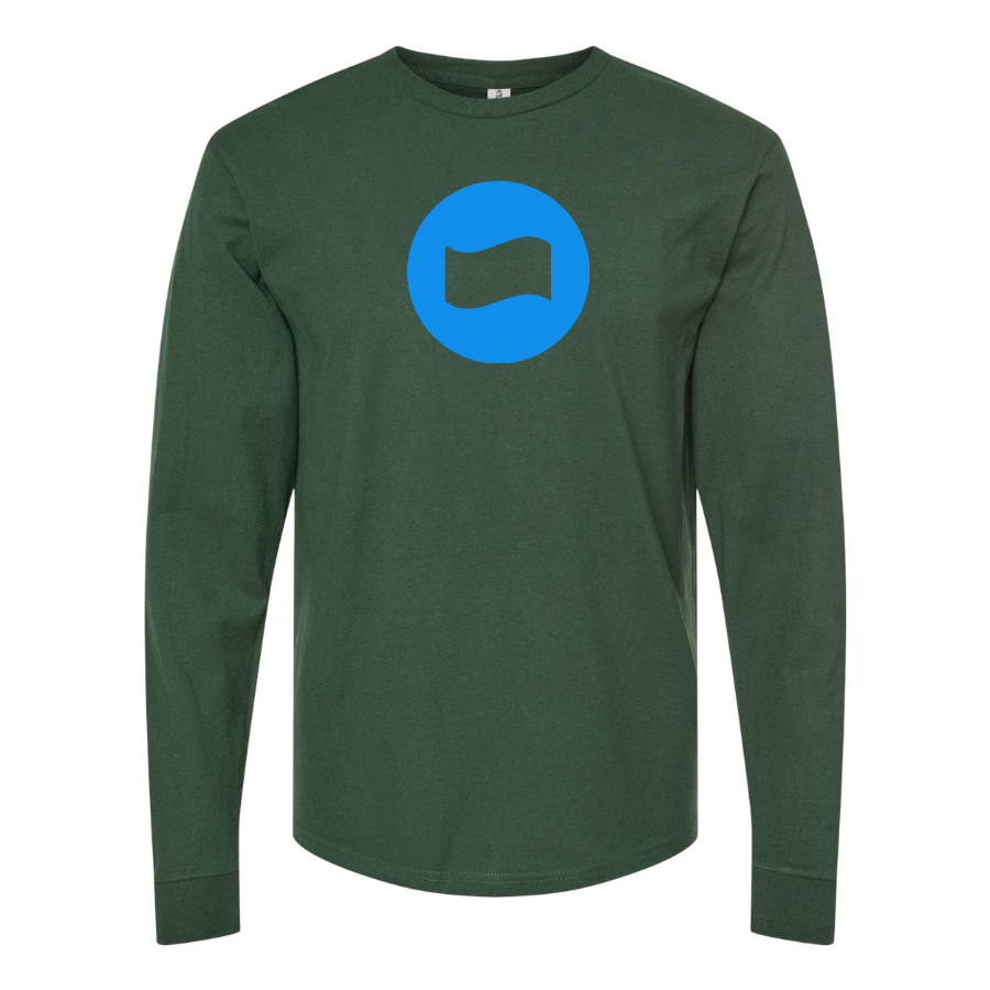 Men's Dana  Logo Cotton Long Sleeve T-Shirt