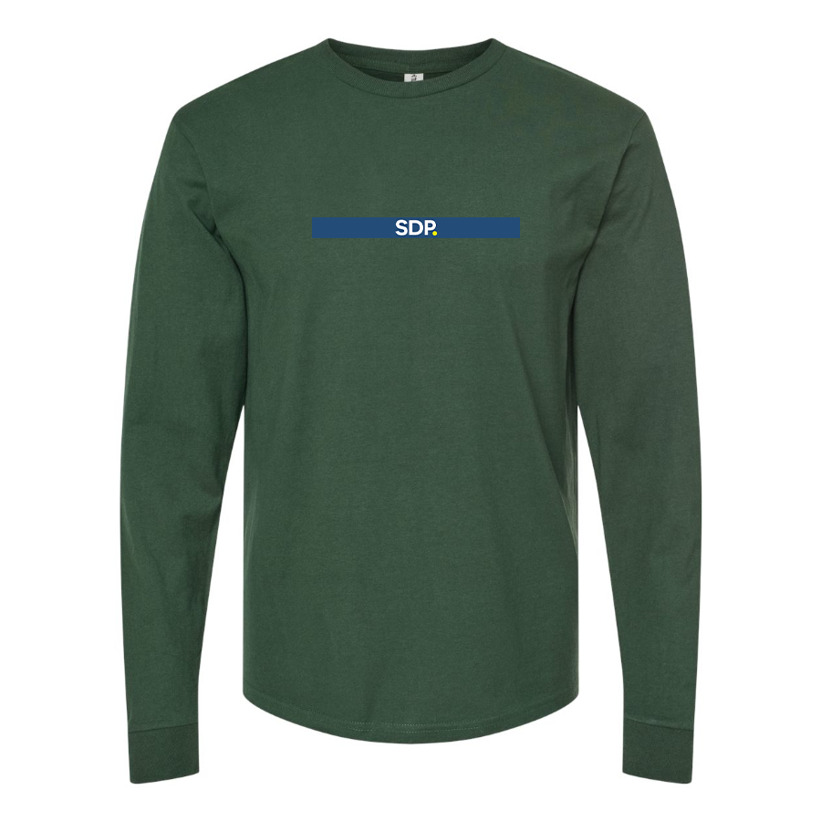 Men's   SDP  Logo  Cotton Long Sleeve T-Shirt