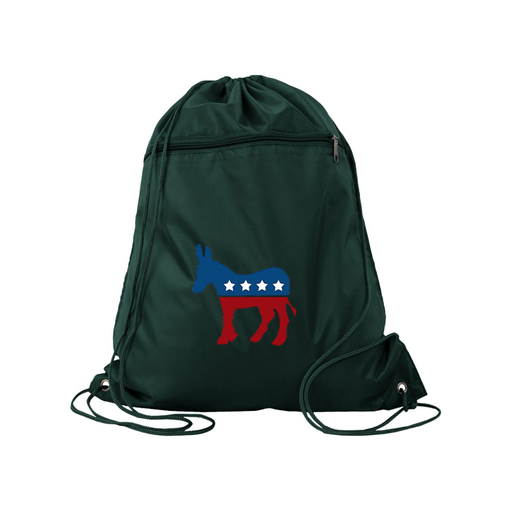 Democrat Election Symbol Q-Tees - Polyester Cinchpack
