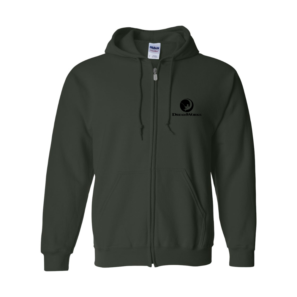 Men's Dreamworks  Gildan  Heavy Blend Full Zip Hooded Sweatshirt
