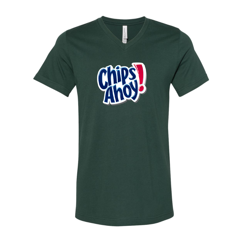 Chips Ahoy BELLA  CANVAS - Jersey V-Neck T-Shirt