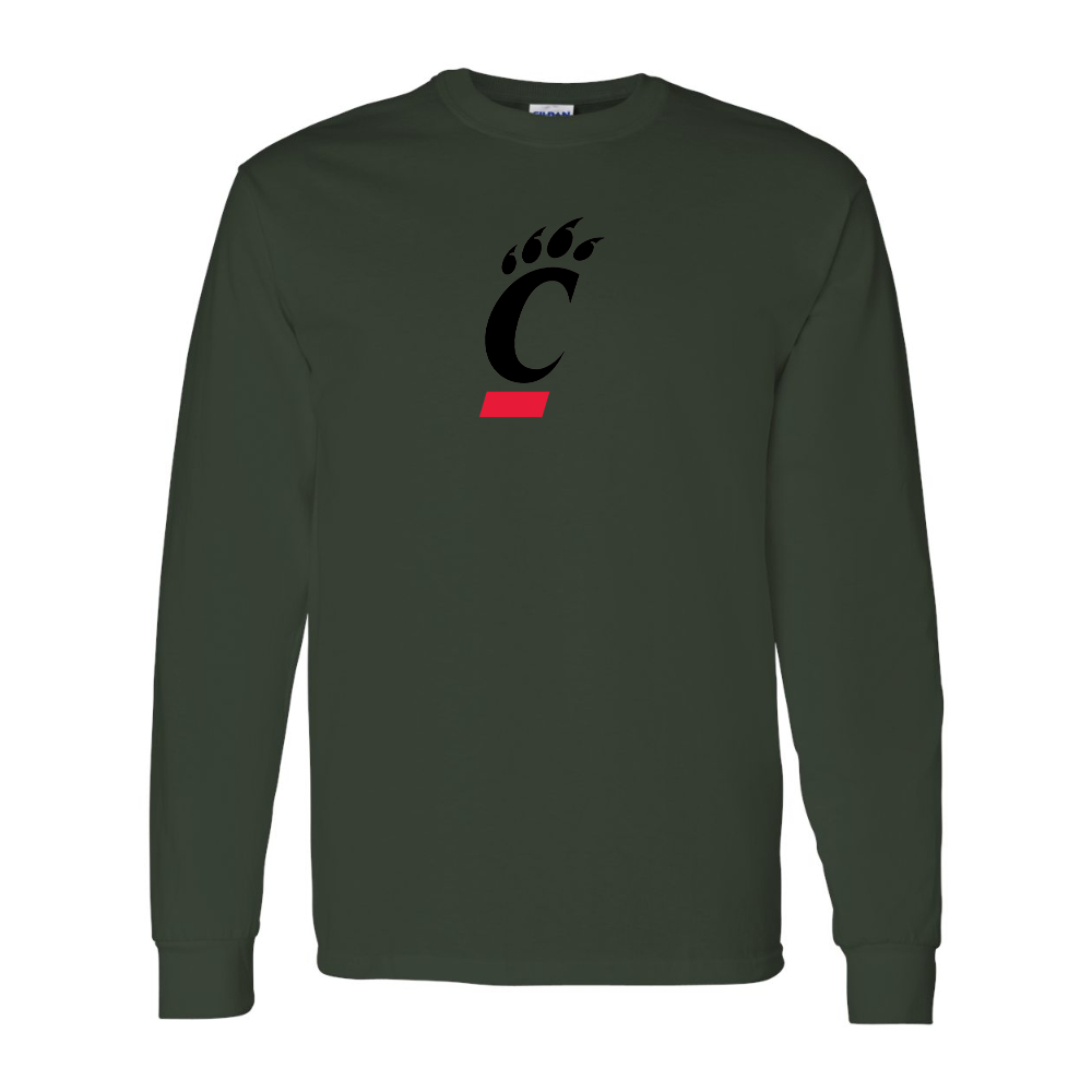 Men's Cincinnati Bearcats Gildan Heavy Cotton Long Sleeve T-Shirt