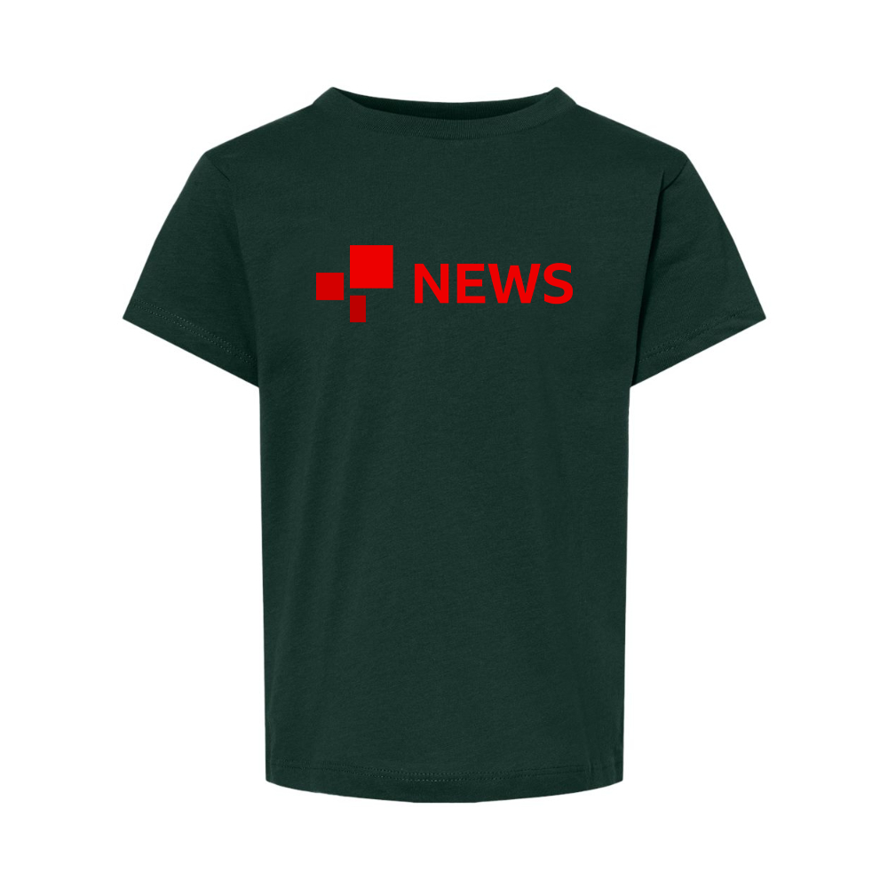 BBC News BELLA  CANVAS Toddler Jersey Tee