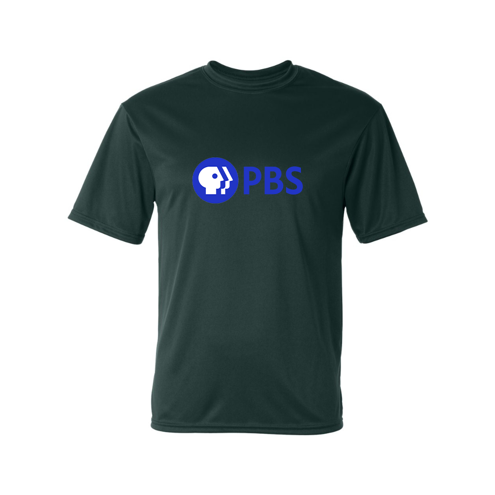 Men's  PBS Blue Performance T-Shirt