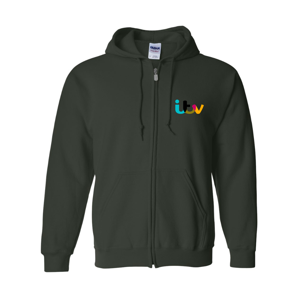 Men's Itv  Gildan  Heavy Blend Full Zip Hooded Sweatshirt