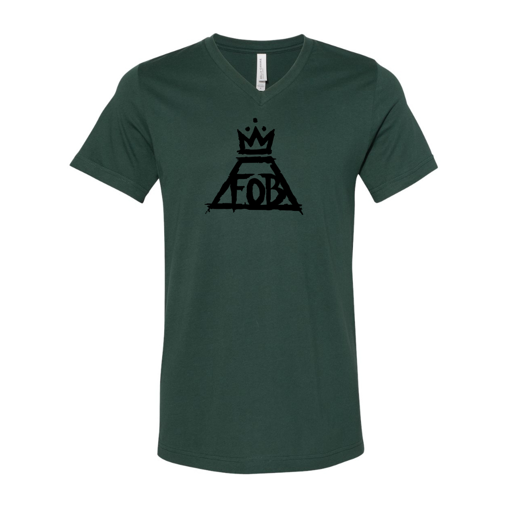 Fall Out Boy BELLA  CANVAS - Jersey V-Neck T-Shirt