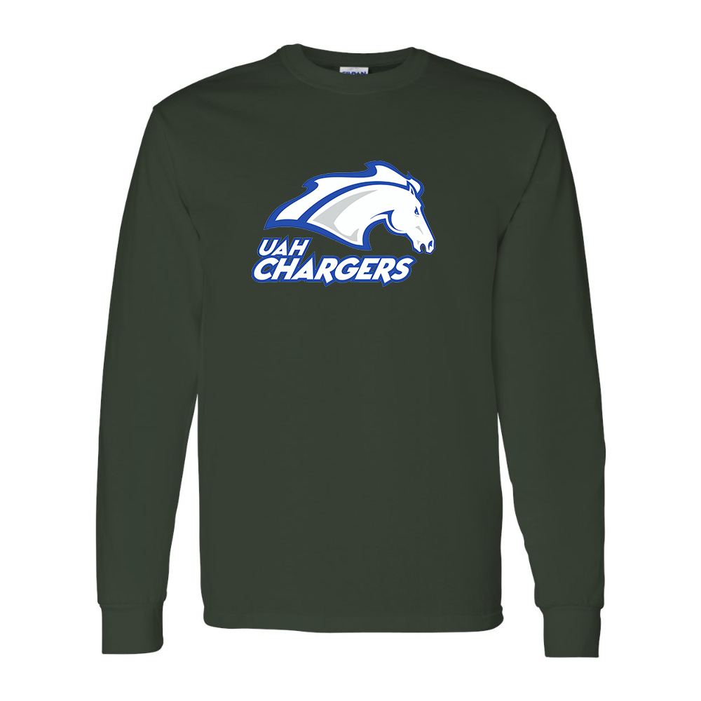 Men's Alabama Huntsville Chargers Gildan Heavy Cotton Long Sleeve T-Shirt