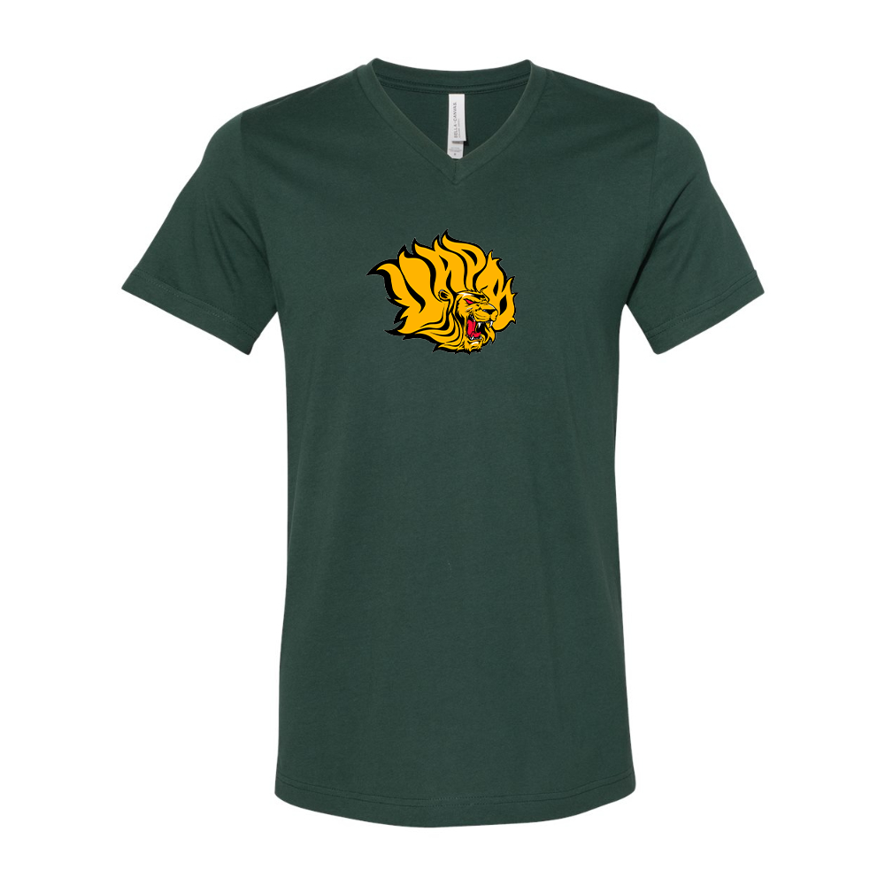 Arkansas PB Golden Lions  BELLA  CANVAS - Jersey V-Neck T-Shirt