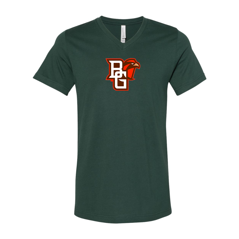 Bowling Green Falcons   BELLA  CANVAS - Jersey V-Neck T-Shirt