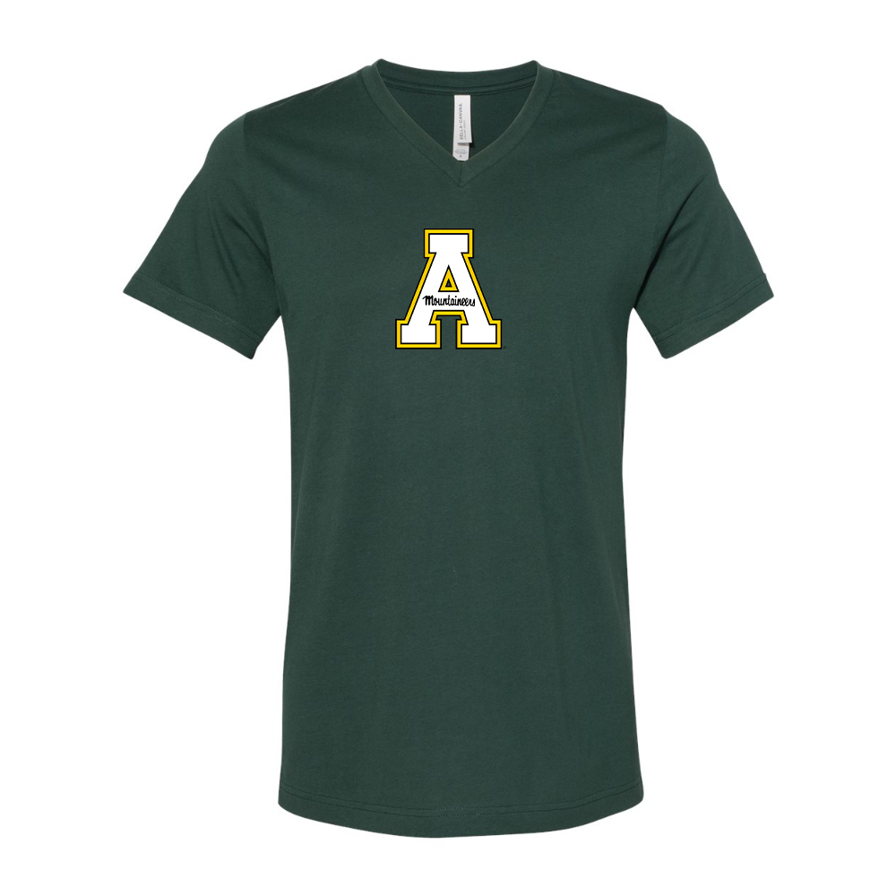 Appalachian State Mountaineers BELLA  CANVAS - Jersey V-Neck T-Shirt