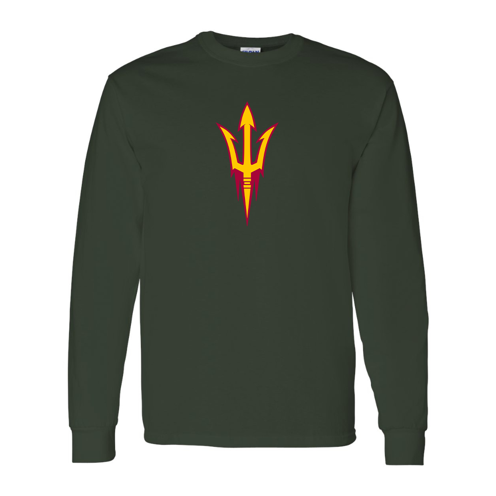 Men's  Arizona State Sun Devils Gildan Heavy Cotton Long Sleeve T-Shirt