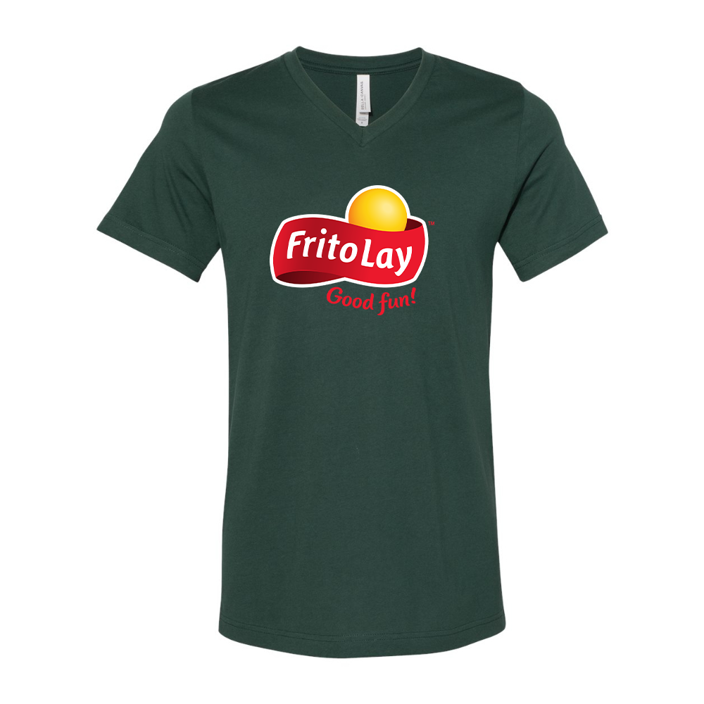 Frito Lay BELLA  CANVAS - Jersey V-Neck T-Shirt