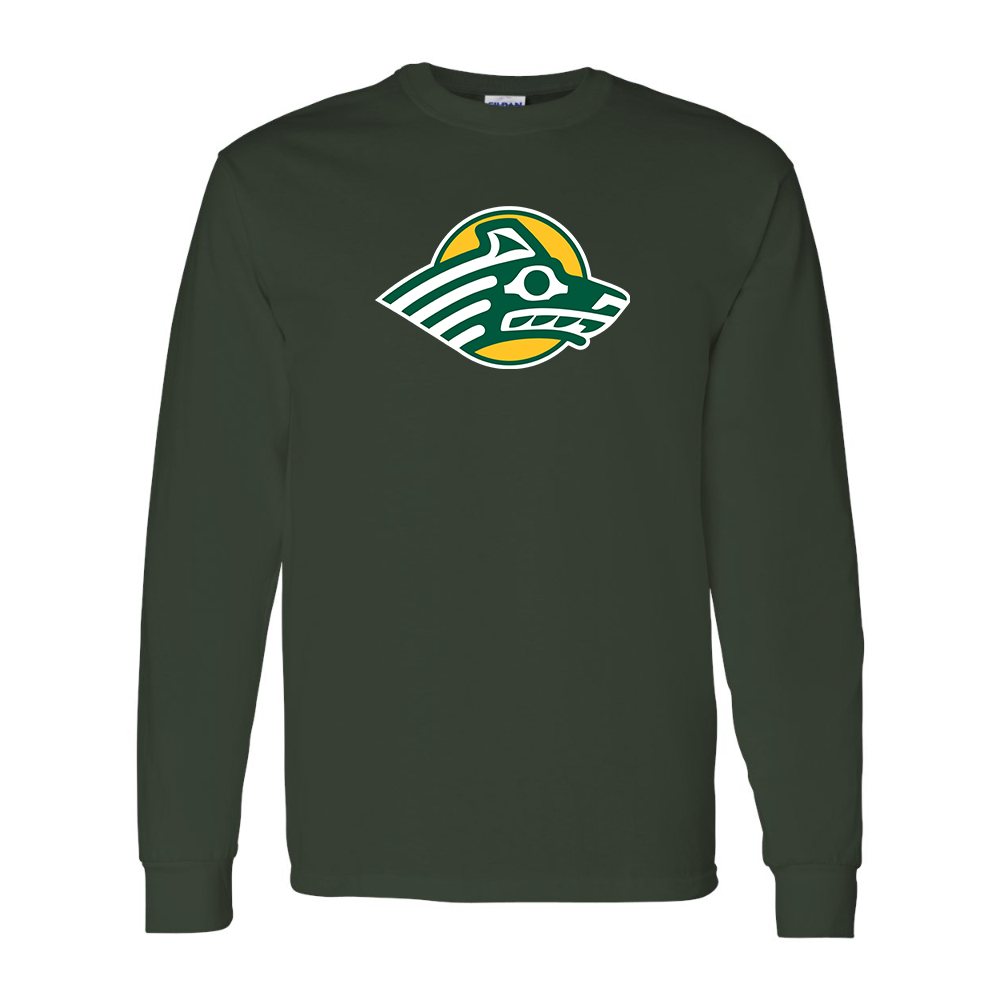Men's Alaska Anchorage Seawolves  Gildan Heavy Cotton Long Sleeve T-Shirt