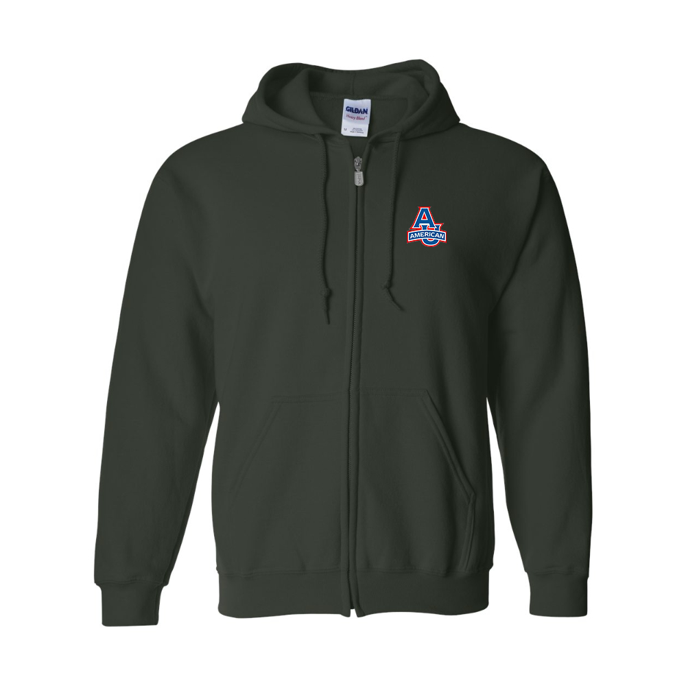 Men's  American Eagles  Gildan  Heavy Blend Full Zip Hooded Sweatshirt