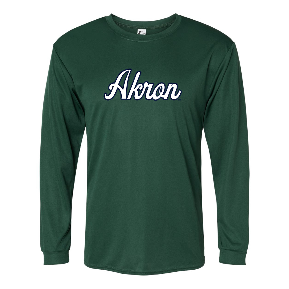 Men's Akron Zips  Performance Long Sleeve T-Shirt