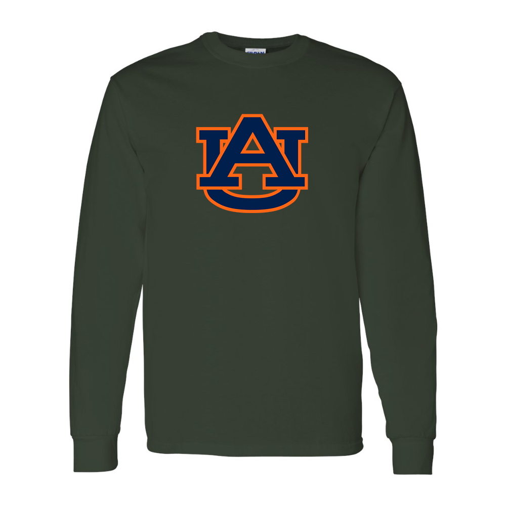 Men's  Auburn Tigers  Gildan Heavy Cotton Long Sleeve T-Shirt
