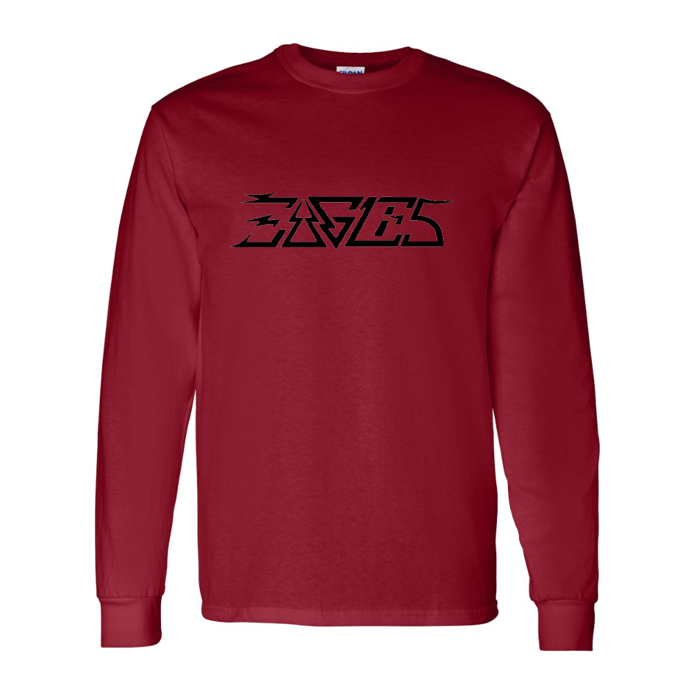 Men's Eagles Gildan Heavy Cotton Long Sleeve T-Shirt