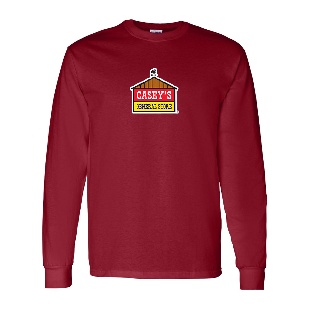 Men's Casey's General Store  Gildan Heavy Cotton Long Sleeve T-Shirt