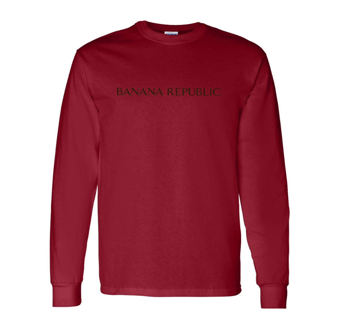 Men's Banana Republic Gildan Heavy Cotton Long Sleeve T-Shirt