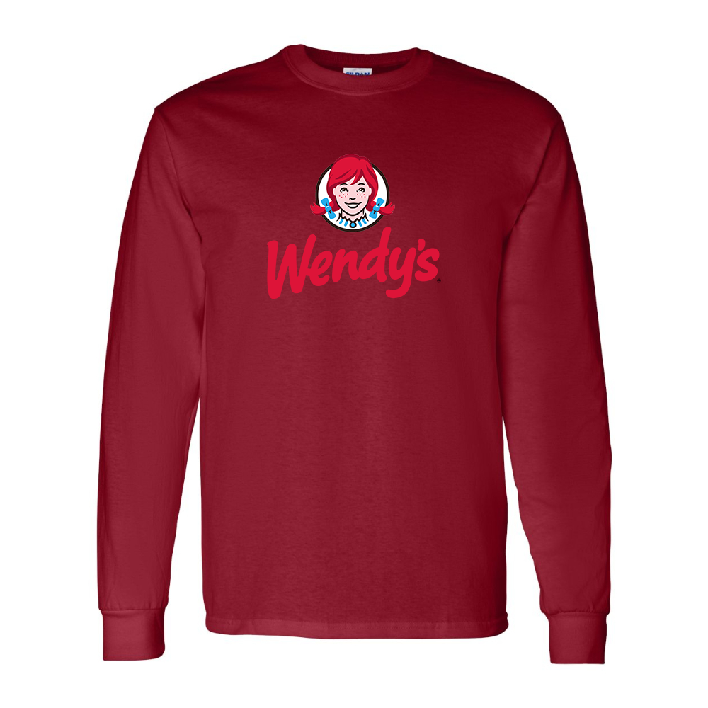 Men's Wendy_s  Gildan Heavy Cotton Long Sleeve T-Shirt