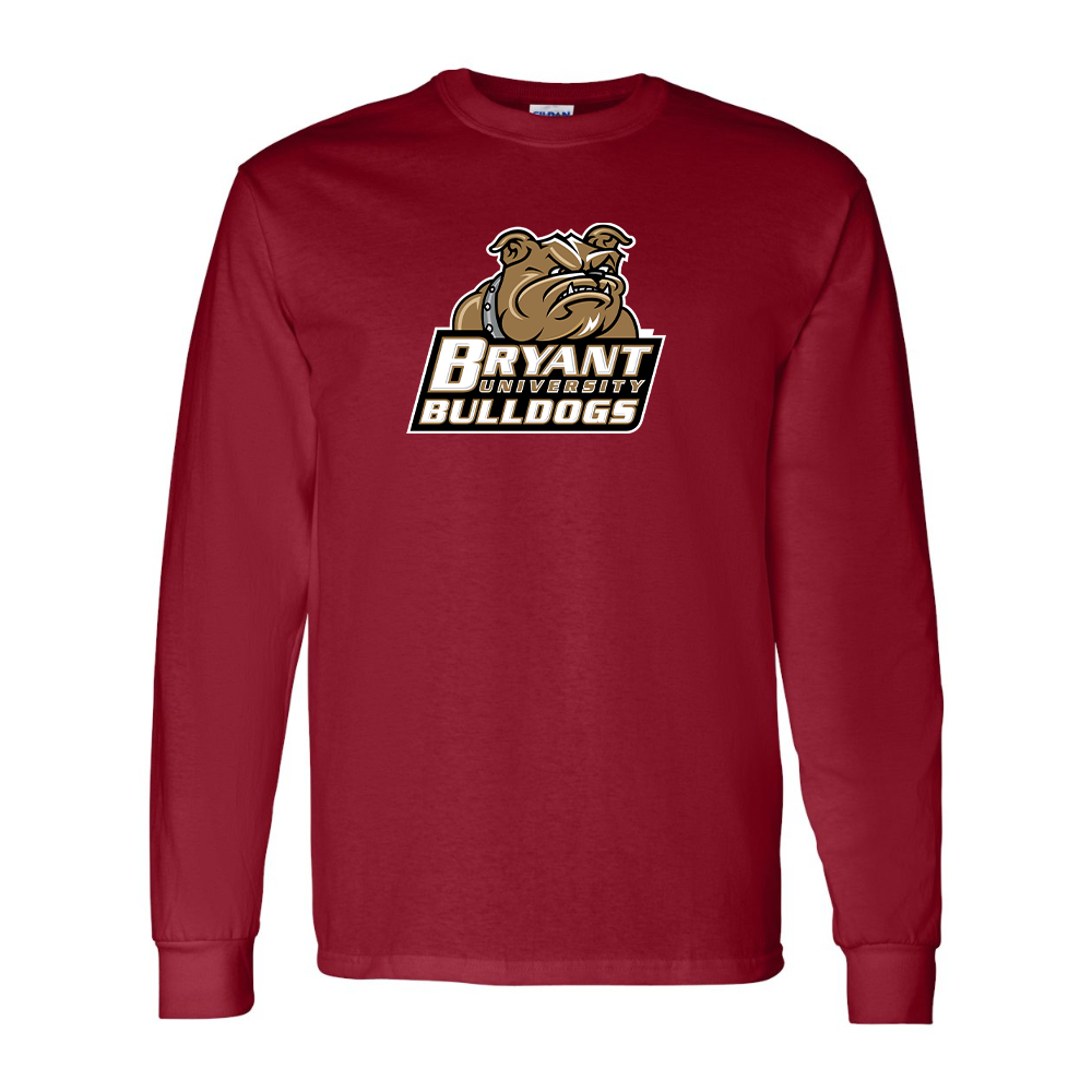 Men's  Bryant Bulldogs  Gildan Heavy Cotton Long Sleeve T-Shirt