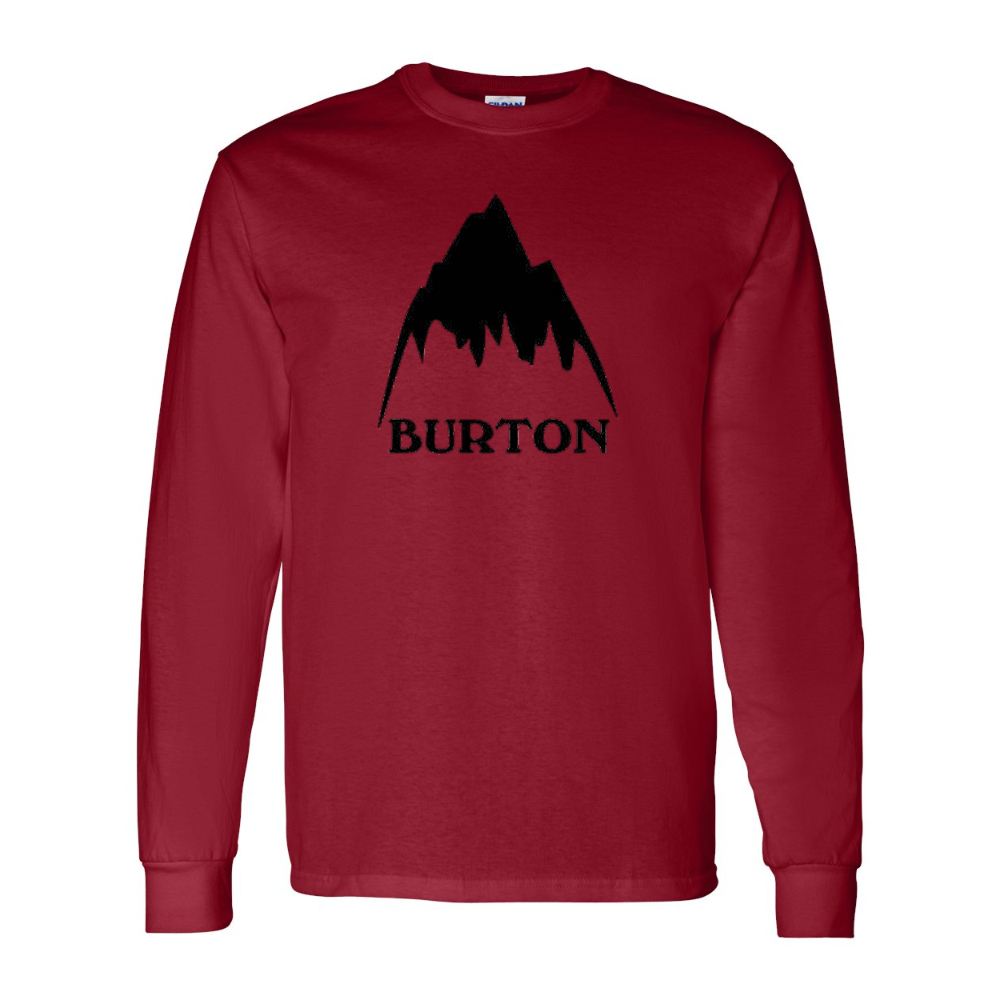 Men's  Burton Mountain  Gildan Heavy Cotton Long Sleeve T-Shirt