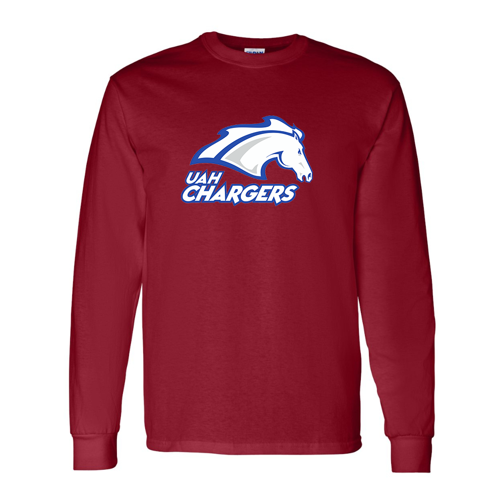 Men's Alabama Huntsville Chargers Gildan Heavy Cotton Long Sleeve T-Shirt