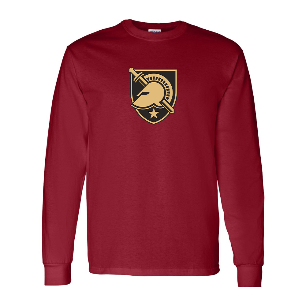 Men's  Army Black Knights  Gildan Heavy Cotton Long Sleeve T-Shirt
