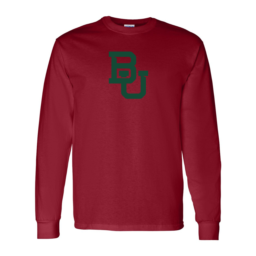 Men's  Baylor Bears Gildan Heavy Cotton Long Sleeve T-Shirt
