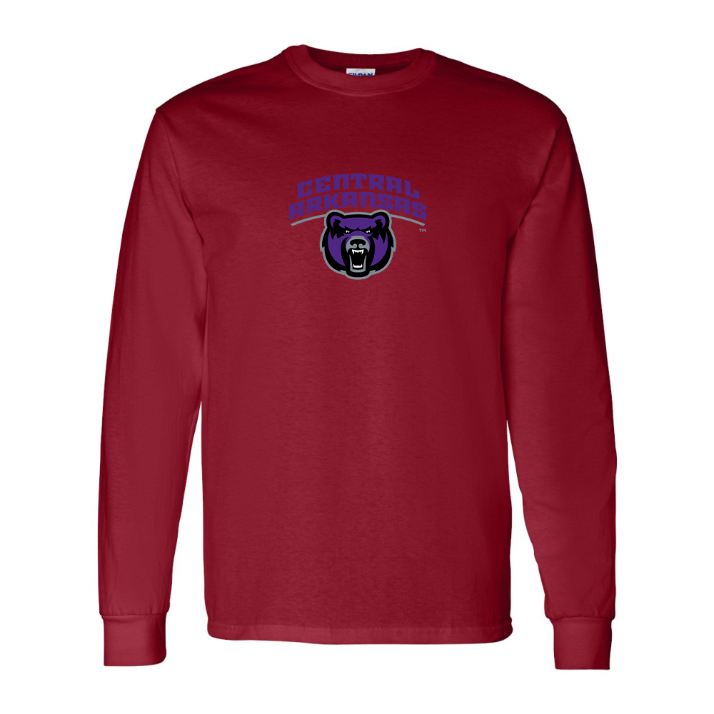 Men's Central Arkansas Bears  Gildan Heavy Cotton Long Sleeve T-Shirt