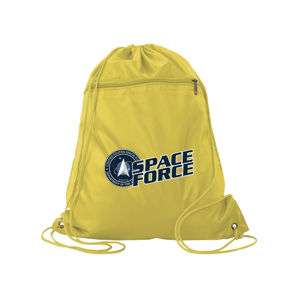 Space Force Q-Tees - Polyester Cinchpack