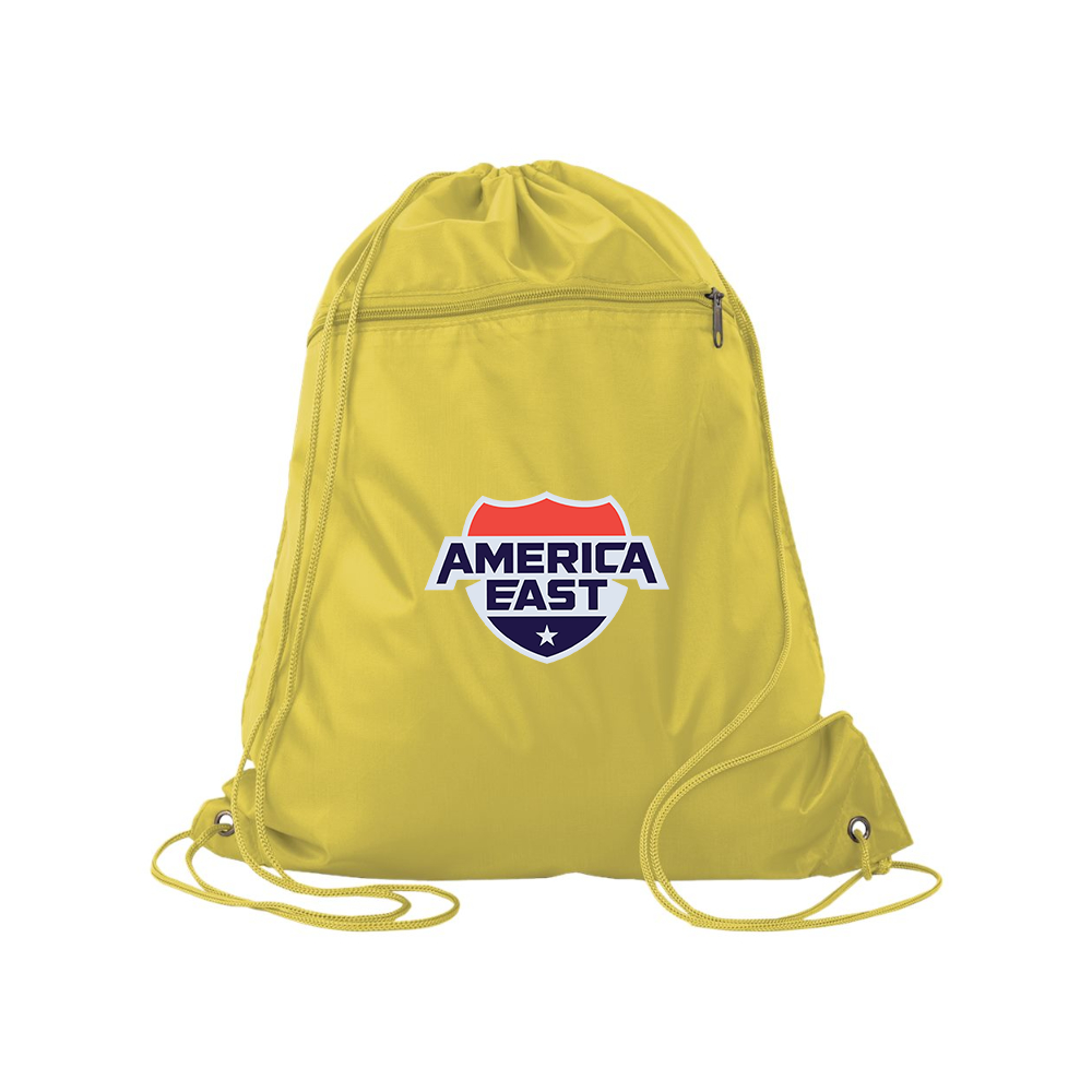 America East Conference Q-Tees - Polyester Cinchpack