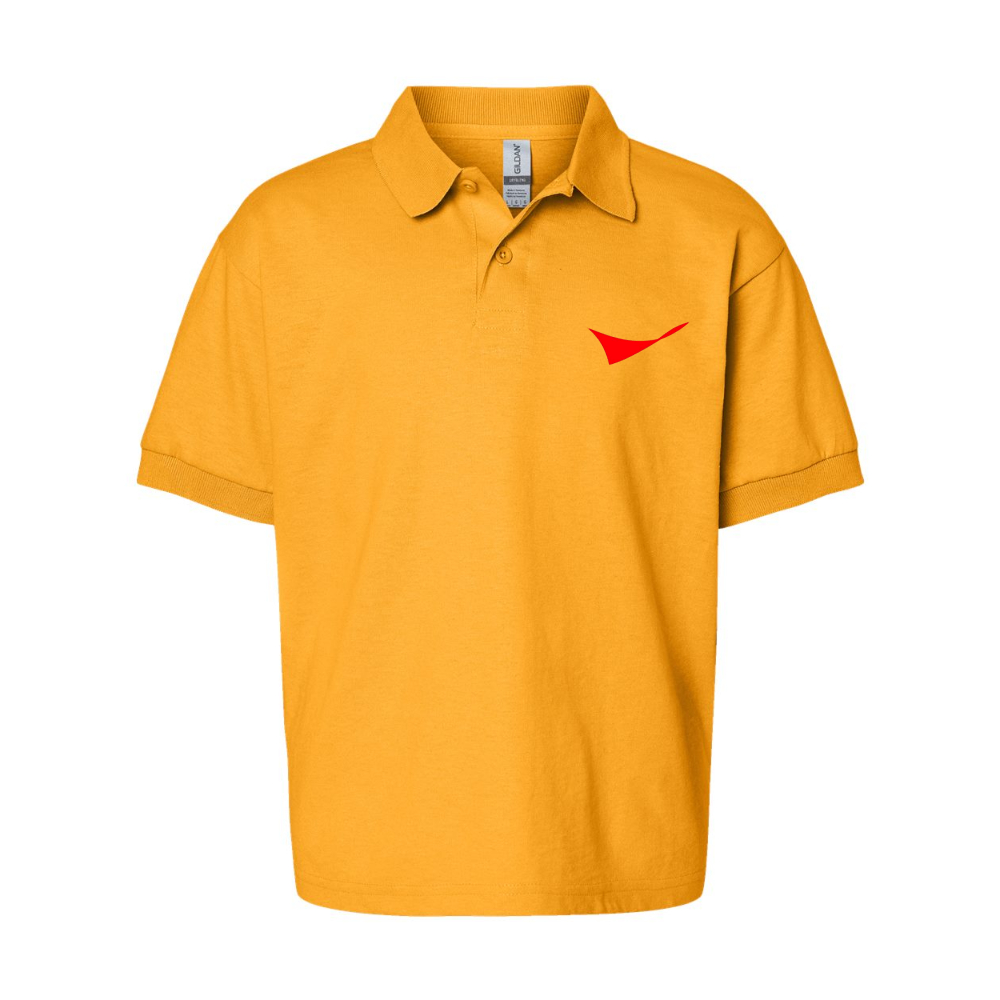 Youth Conoco Phillips Symbol Gildan Dry Blend Jersey Polo